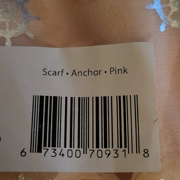 Pink Women's Scarf, Size: OS, - Picture 4 of 4